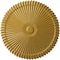 Ekena Millwork Shakuras Ceiling Medallion (Fits Canopies up to 5"), Hand-Painted Iridescent Gold, 24"OD x 3"P CM24SHIGS - alternate 1